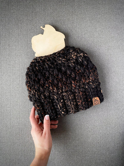Tuque pour Chignon Fait Main au Crochet - Sur commande