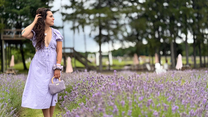 Sac à main Anne 2.0 - Lavande - Fait à la main - BIENTÔT DISPONIBLE