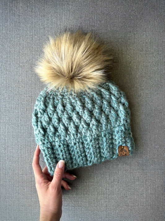 Tuque à pompon Brise d'alpaga - Prêt à partir