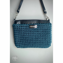 Load image into Gallery viewer, Small Crossbody Bag with Zipper - Teal Blue - Ready to Go
