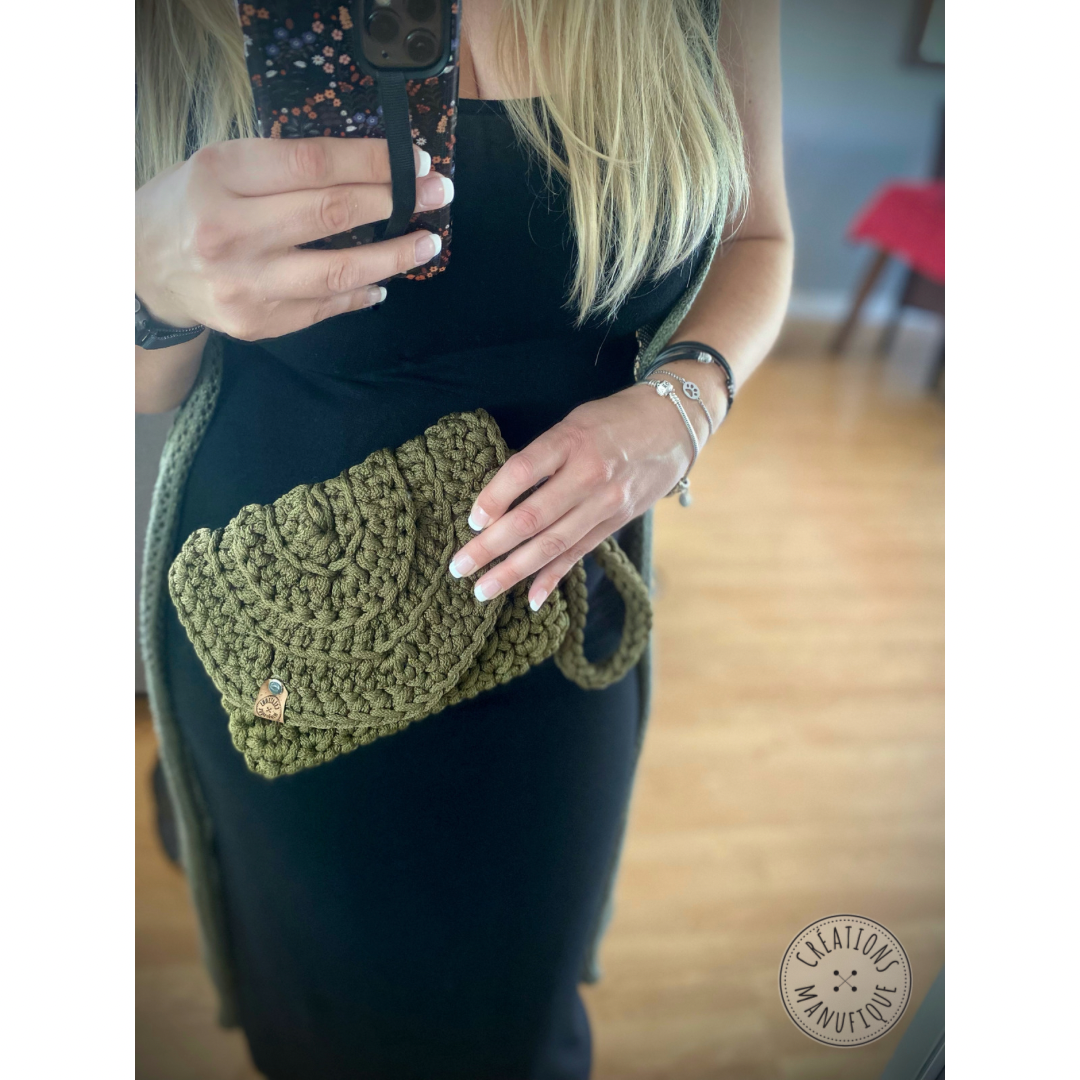 Petit sac à main style « clutch » - Prêt à partir