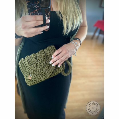 Petit sac à main style « clutch » - Prêt à partir