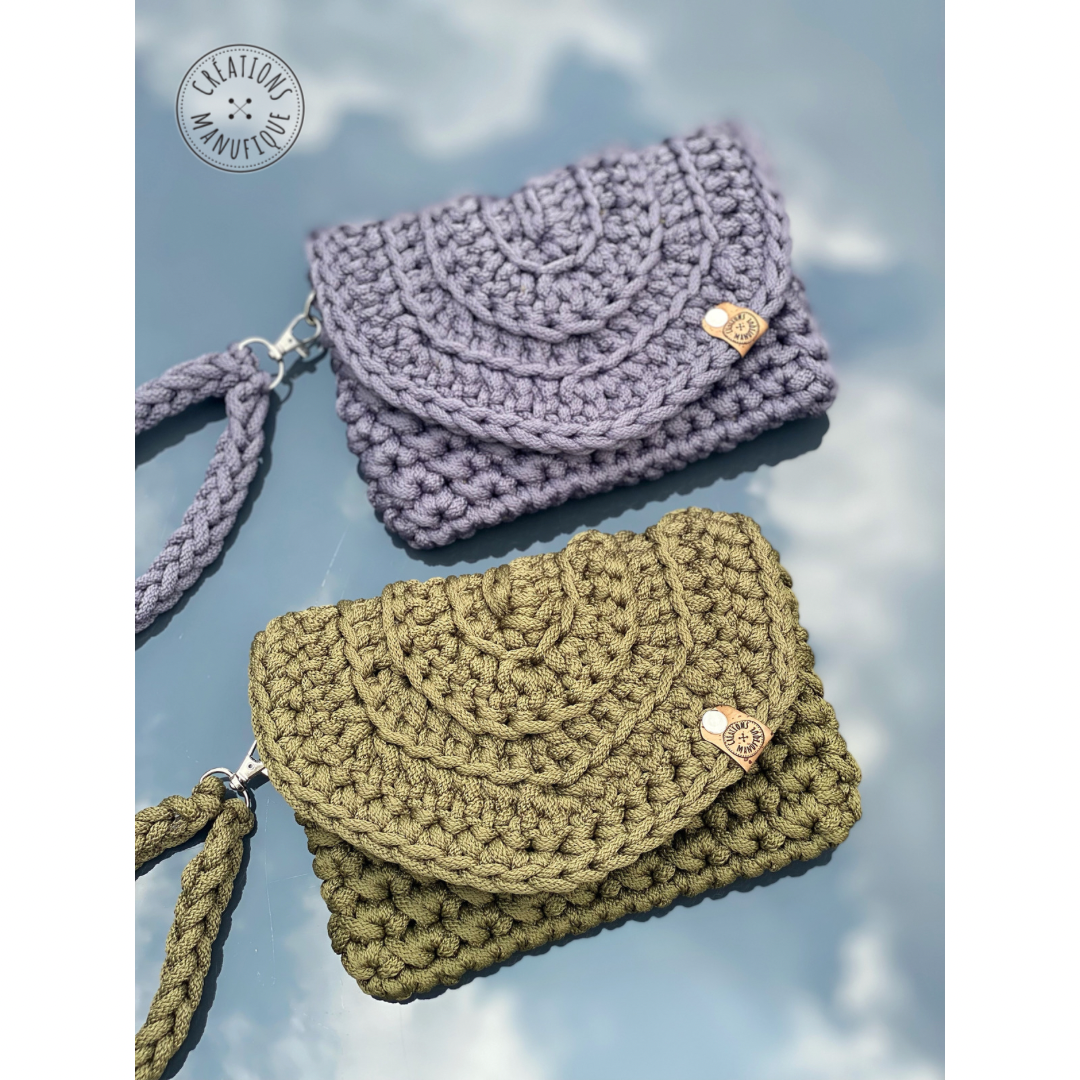 Petit sac à main style « clutch » - Prêt à partir