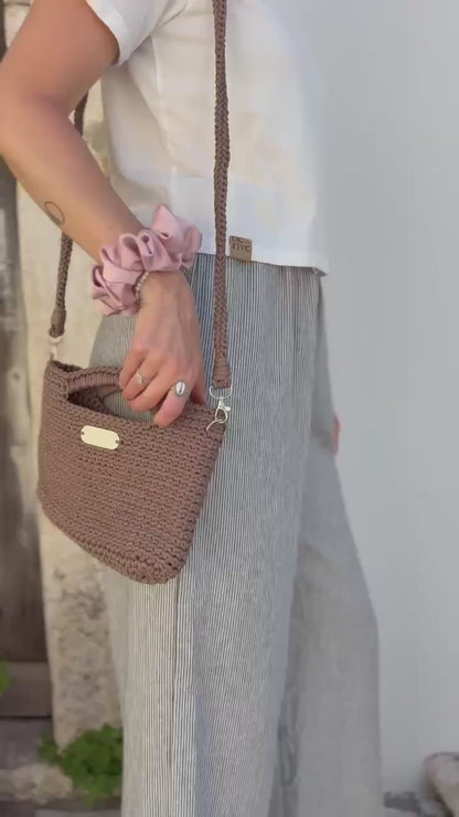 Sac à main Anne Coconut - Fait à la main - Prêt à partir