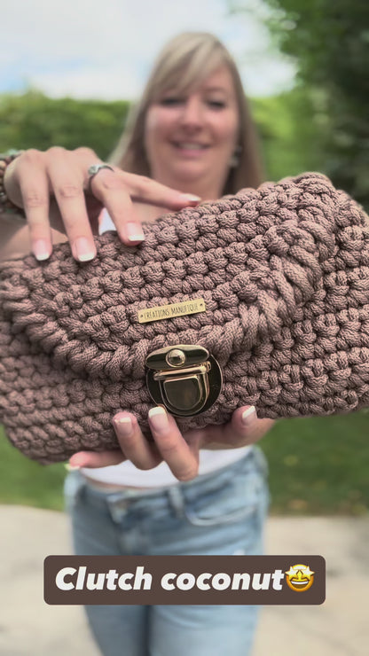 Clutch Coconut - Modèle unique - Prêt à partir