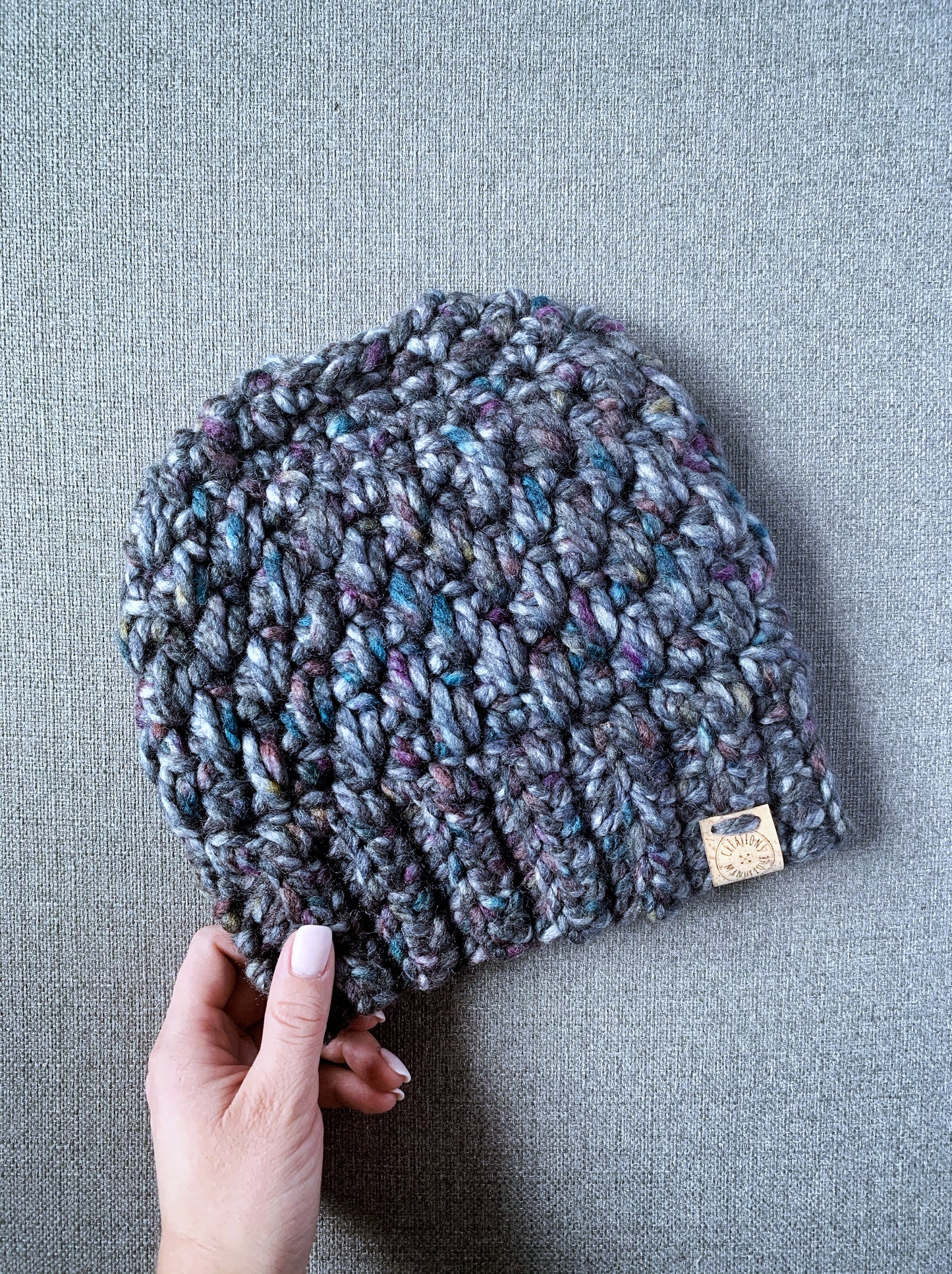 Tuque pour Chignon Fait Main au Crochet - Sur commande