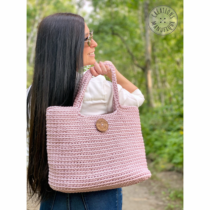 Handmade Crochet Tote Bag - 3 Models Available - Manufic Creations