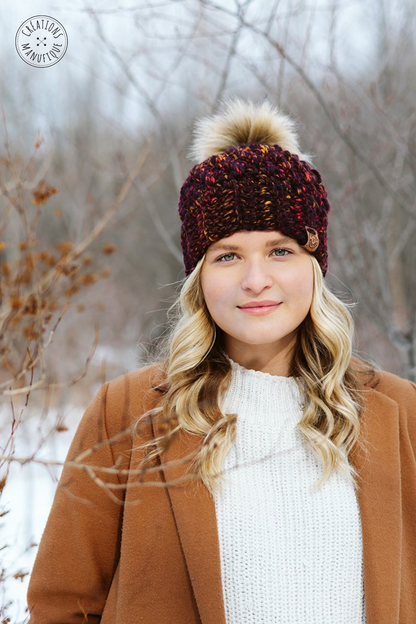 Handmade Crochet Pom-Pom Hat - Choice of Color - Made to Order