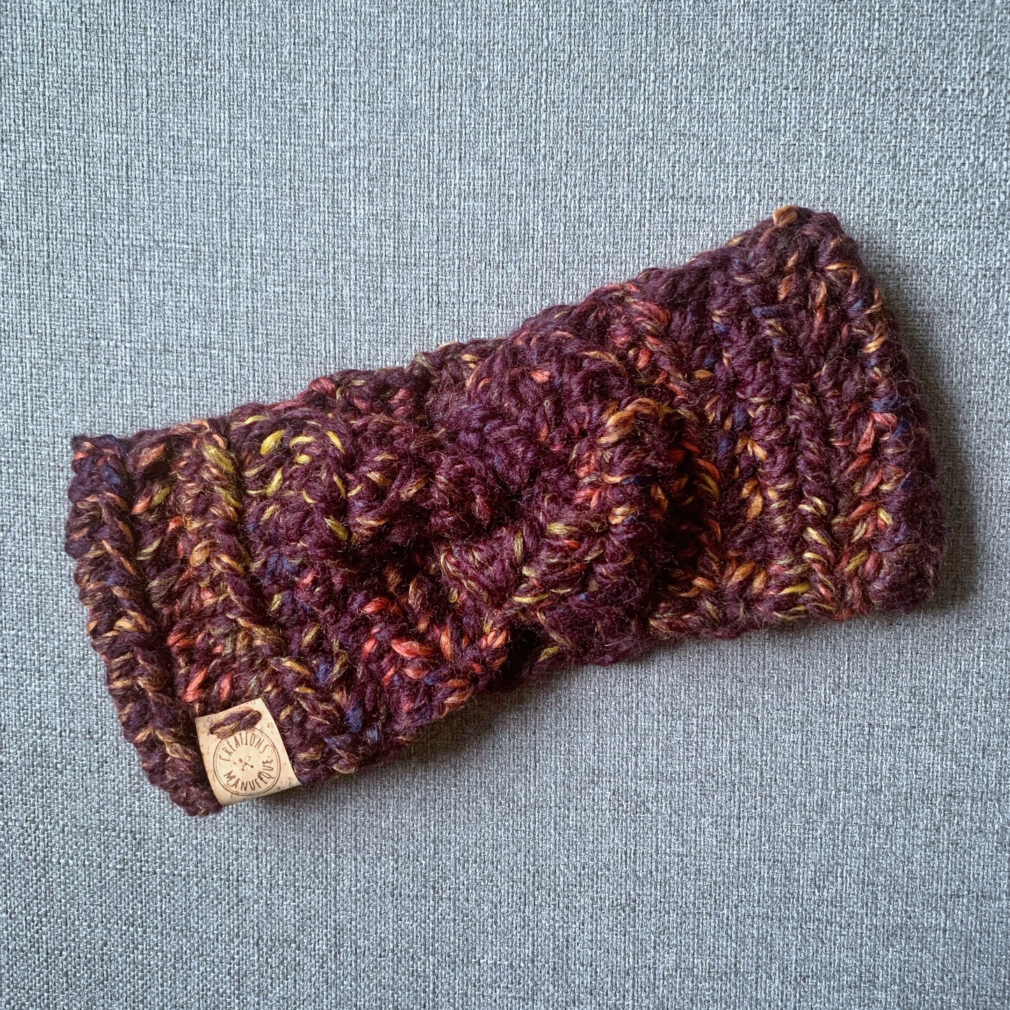 Bandeau croisé - Épais - Sur commande - Couleur au choix