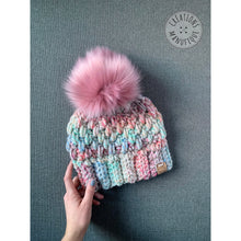 Load image into Gallery viewer, Cotton candy beanie - made to order
