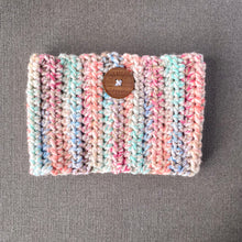Load image into Gallery viewer, Cotton candy neck warmer - ready to go

