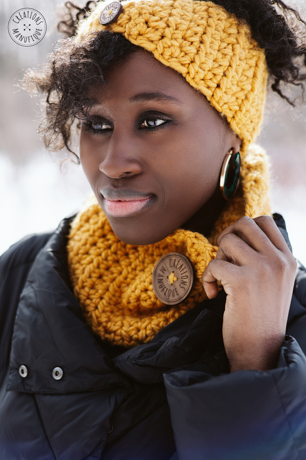 Neck warmer - Mustard - ready to ship