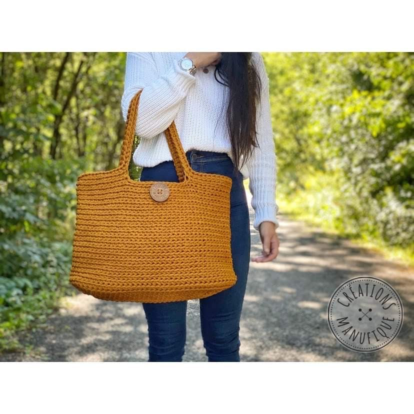 Handmade Crochet Tote Bag - 3 Models Available - Manufic Creations