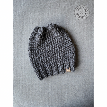 Soft, Thick Wool Handmade Crochet Beanie - Made to Order