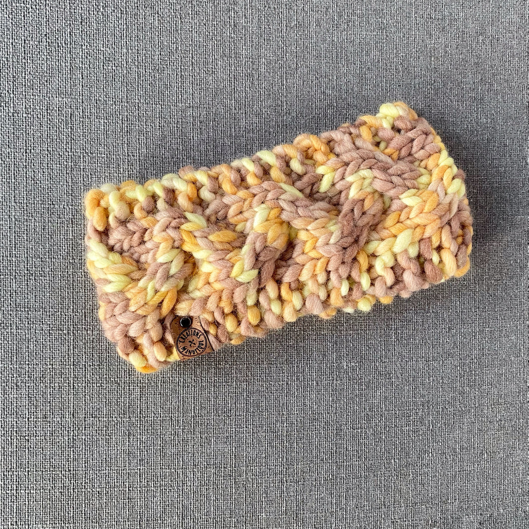 Twisted headband - Merino wool - Unique creations - Ready to go