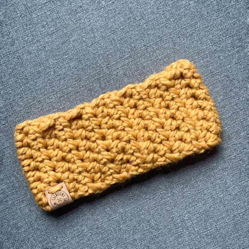 Bandeau standard (épais)  Moutarde - Prêt à partir