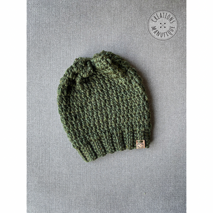 Soft, Thick Wool Handmade Crochet Beanie - Made to Order