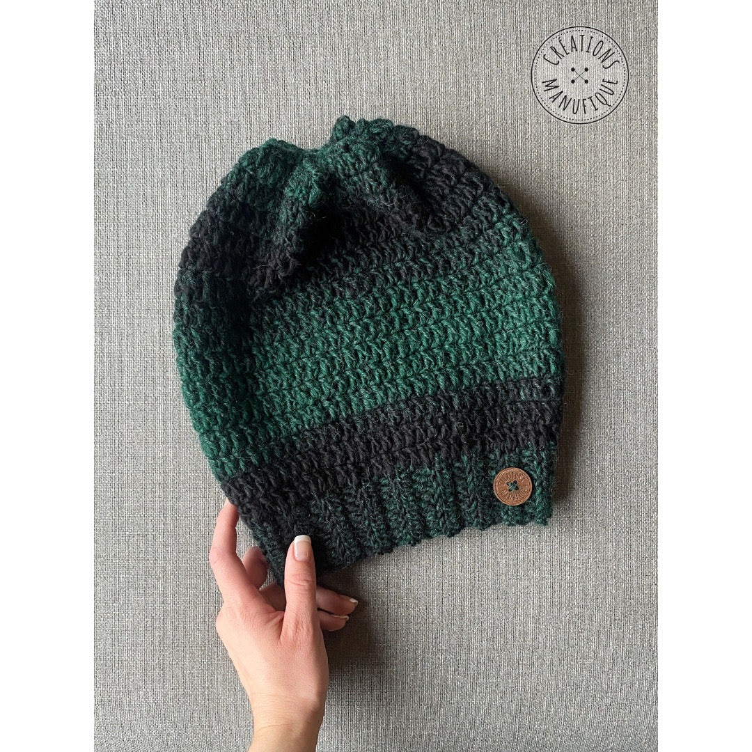Soft, Thin Wool, Handmade Crochet Beanie - Made to Order
