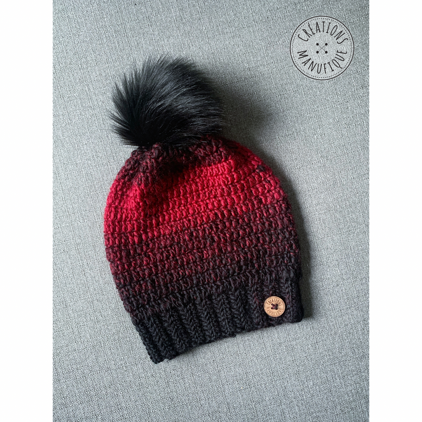 Soft, Thin Wool, Handmade Crochet Beanie - Made to Order