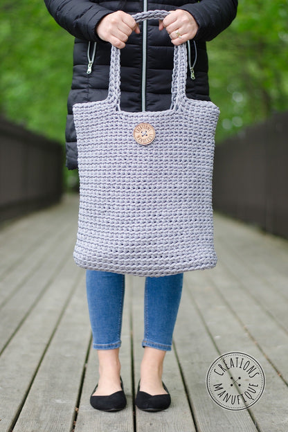 Handmade Crochet Tote Bag - 3 Models Available - Manufic Creations