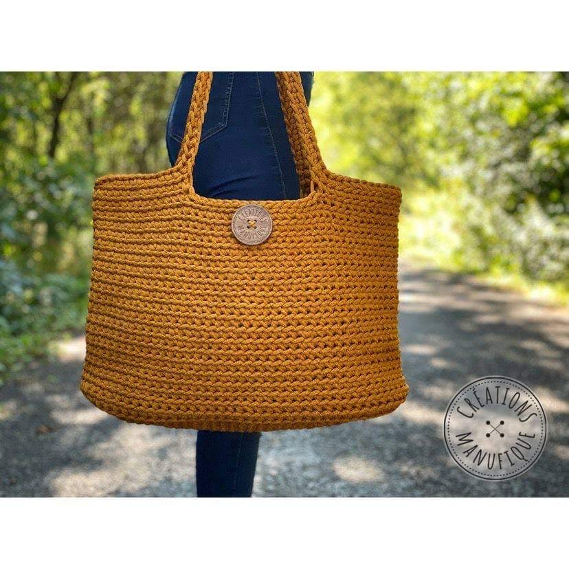 Handmade Crochet Tote Bag - 3 Models Available - Manufic Creations