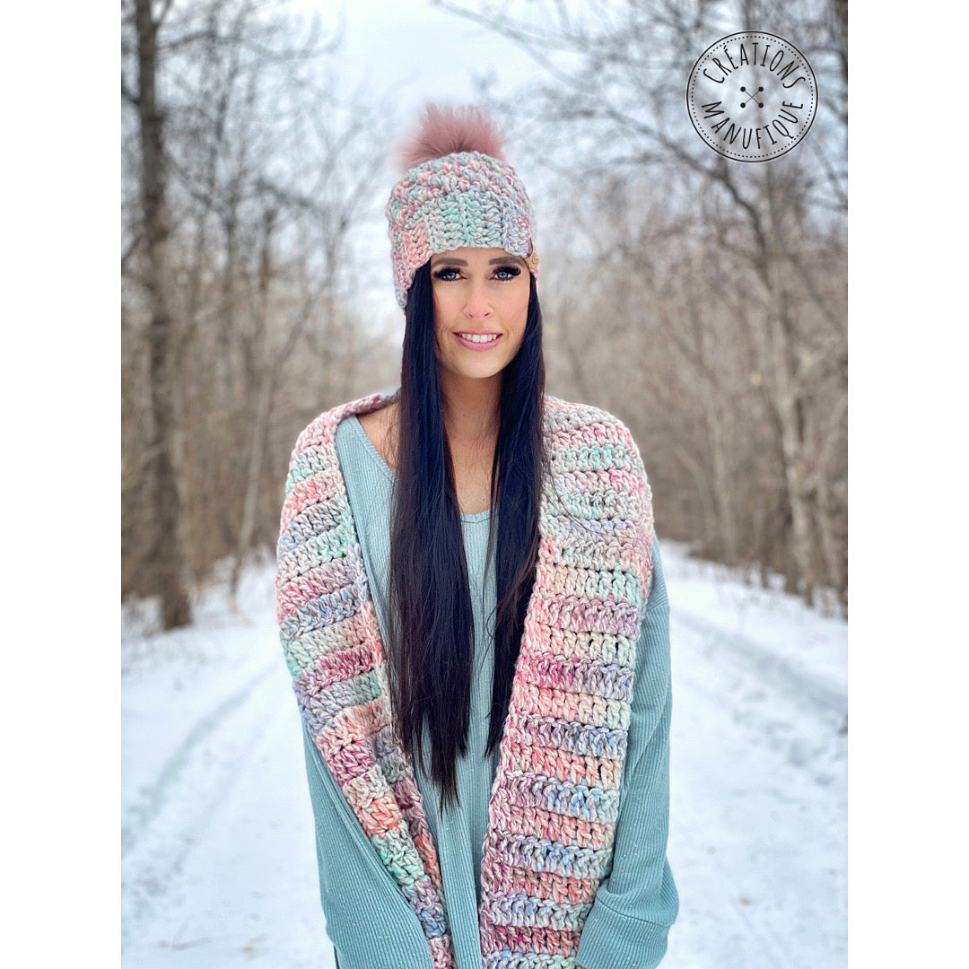 Tuque Barbe à papa - sur commande