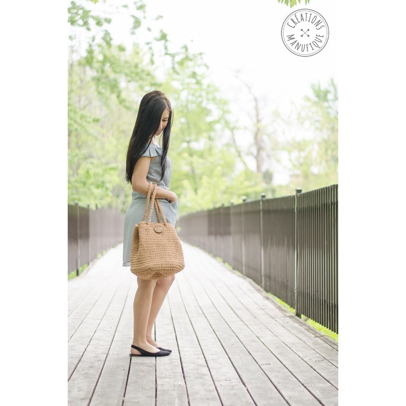 Handmade Crochet Tote Bag - 3 Models Available - Manufic Creations