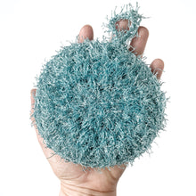 Load image into Gallery viewer, Handmade exfoliating sponge - Bleu mix
