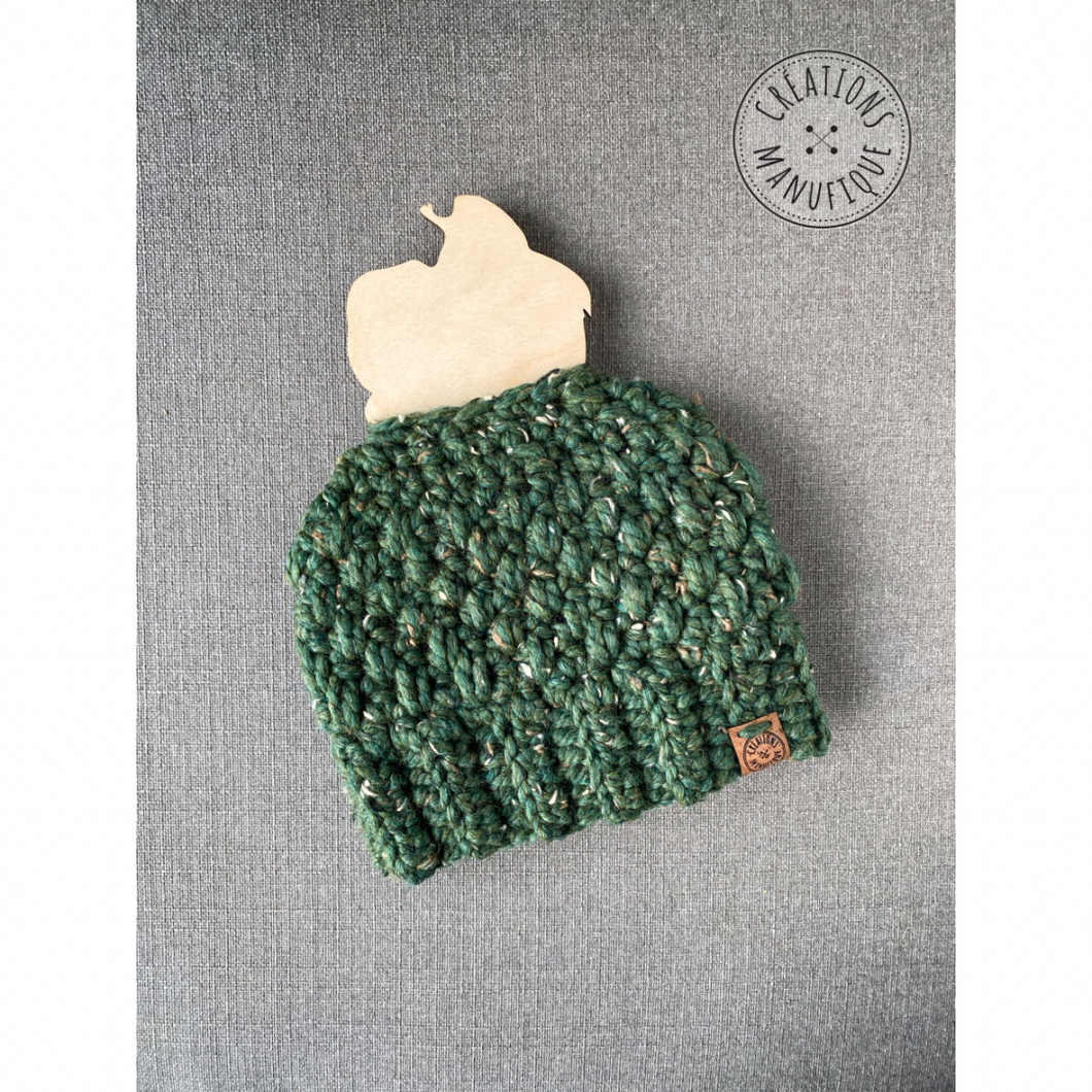 Tuque pour chignon kale - Prêt à partir