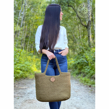 Handmade Crochet Tote Bag - 3 Models Available - Manufic Creations
