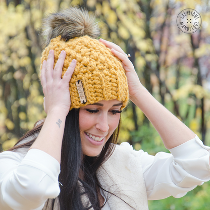 Handmade Crochet Pom-Pom Hat - Choice of Color - Made to Order