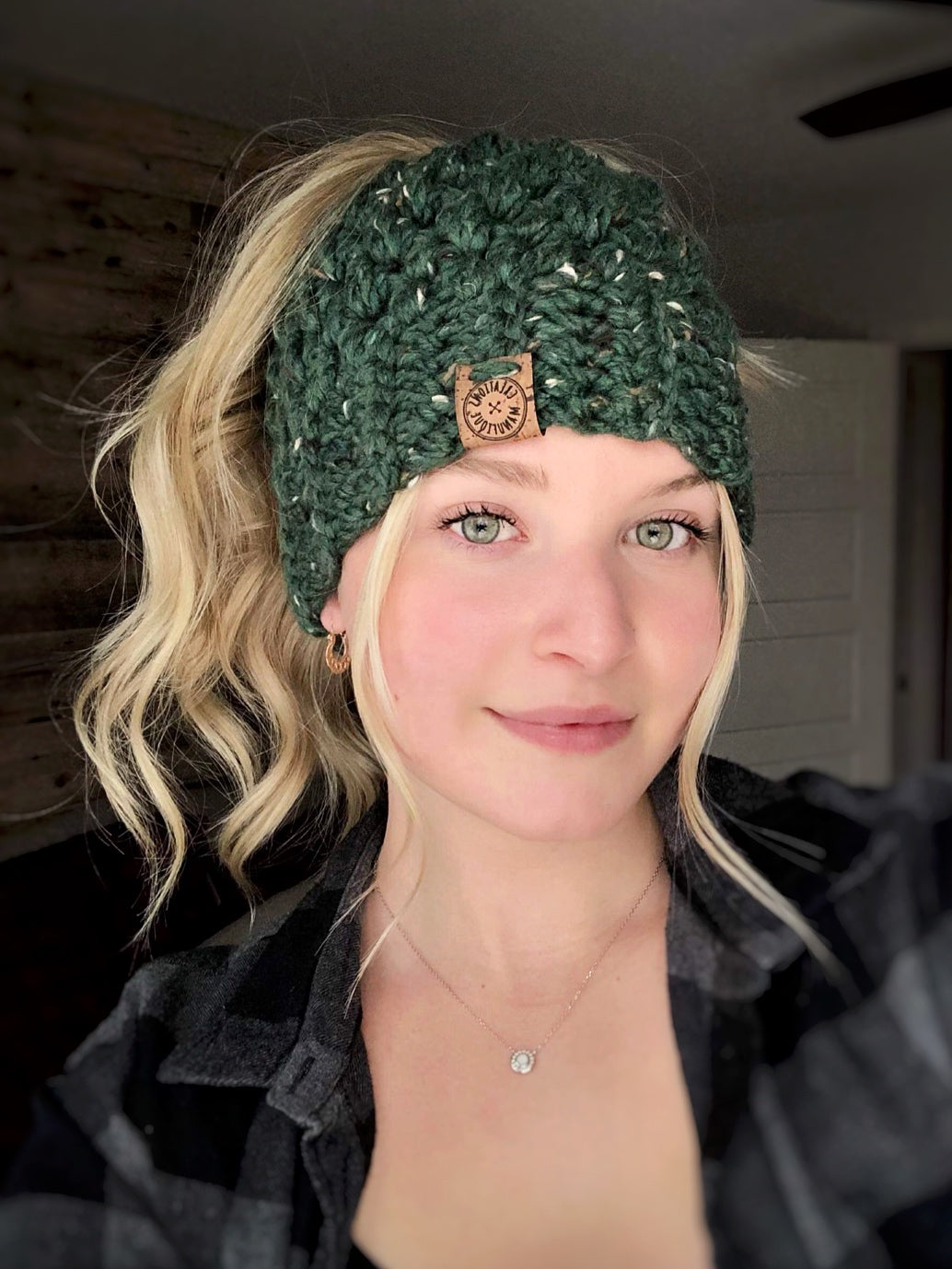 Tuque pour Chignon Fait Main au Crochet - Sur commande