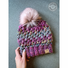 Load image into Gallery viewer, Candy Crush beanie - On order - Pompom of your choice
