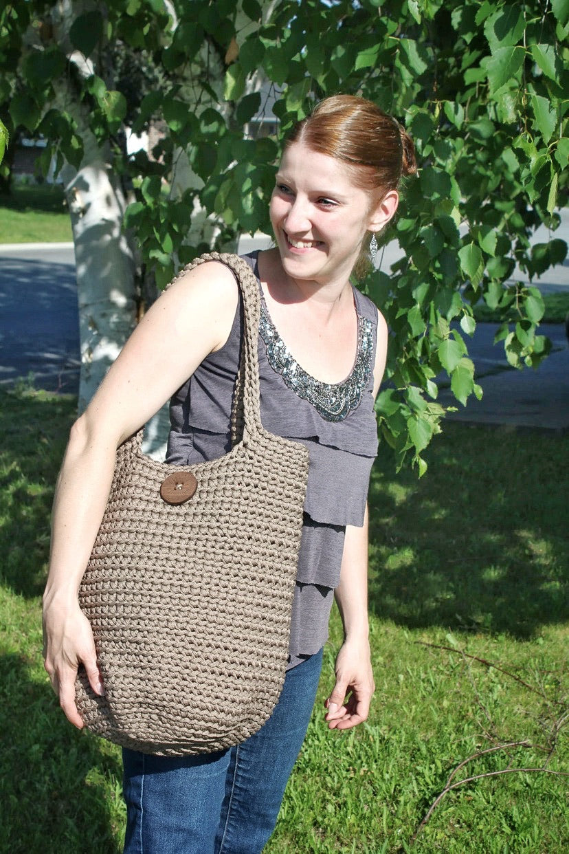 Handmade Crochet Tote Bag - 3 Models Available - Manufic Creations