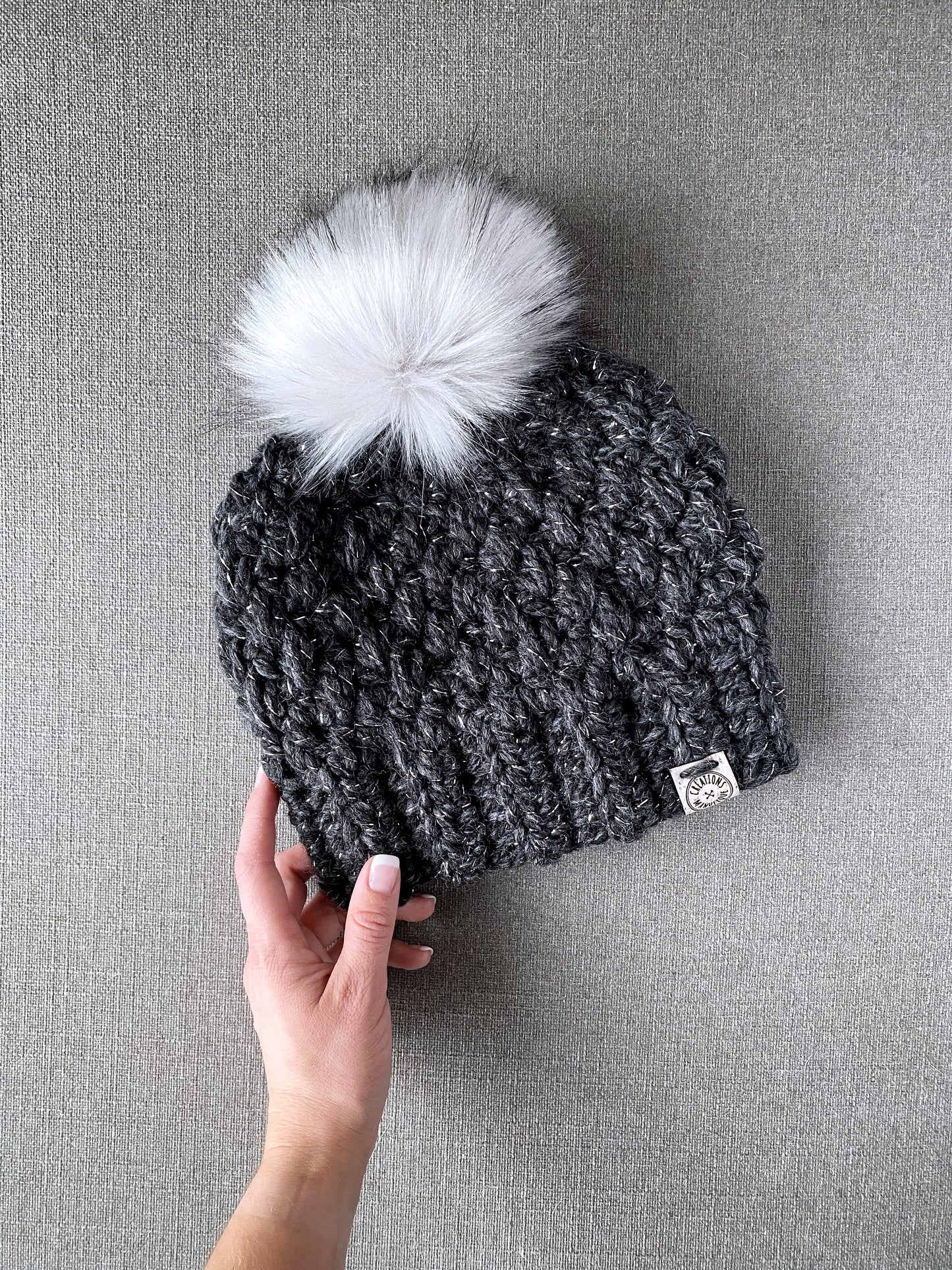 Handmade Crochet Pom-Pom Hat - Choice of Color - Made to Order