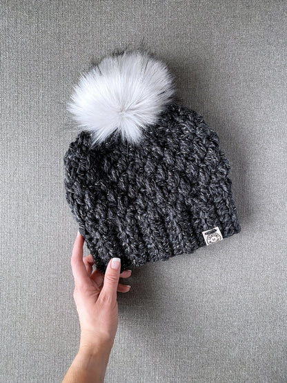 Handmade Crochet Pom-Pom Hat - Choice of Color - Made to Order